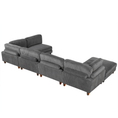 Load image into Gallery viewer, 163''Modular Sectional Sofa,with Ottoman L Shaped Corner Sectional for