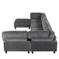 Load image into Gallery viewer, 163''Modular Sectional Sofa,with Ottoman L Shaped Corner Sectional for