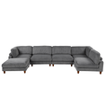 Load image into Gallery viewer, 163''Modular Sectional Sofa,with Ottoman L Shaped Corner Sectional for