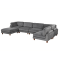 Load image into Gallery viewer, 163''Modular Sectional Sofa,with Ottoman L Shaped Corner Sectional for