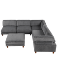 Load image into Gallery viewer, 163''Modular Sectional Sofa,with Ottoman L Shaped Corner Sectional for