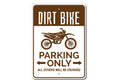 Load image into Gallery viewer, Dirt Bike Parking Sign