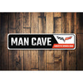 Load image into Gallery viewer, Man Cave Chevy Corvette Sign