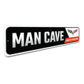 Load image into Gallery viewer, Man Cave Chevy Corvette Sign