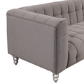 Load image into Gallery viewer, 63" Modern Sofa Dutch Fluff Upholstered sofa with solid wood legs,