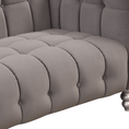 Load image into Gallery viewer, 63" Modern Sofa Dutch Fluff Upholstered sofa with solid wood legs,