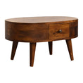Load image into Gallery viewer, Mini Chestnut Rounded Coffee Table
