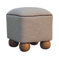 Load image into Gallery viewer, Serenity Footstool with Ball Feet