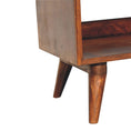 Load image into Gallery viewer, Chestnut Bench with Brown Leather Seatpad