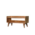 Load image into Gallery viewer, Oak-ish Nordic Storage Bench