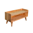 Load image into Gallery viewer, Oak-ish Nordic Storage Bench