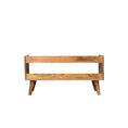 Load image into Gallery viewer, Oak-ish Nordic Storage Bench