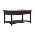 Load image into Gallery viewer, Turned Legs Cherry Console Table