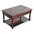 Load image into Gallery viewer, Turned Legs Cherry Console Table