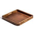 Load image into Gallery viewer, Acacia Wood Square Serving Tray 14" x 14"