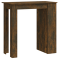 Load image into Gallery viewer, vidaXL Bar Table with Storage Rack Smoked Oak 40.2"x19.7"x40.7"