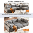 Load image into Gallery viewer, 163''Modular Sectional Sofa,with Ottoman L Shaped Corner Sectional for
