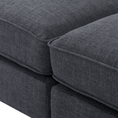 Load image into Gallery viewer, Upholstered Country Style Sofa with Wooden Legs and Two Throw Pillows
