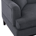 Load image into Gallery viewer, Upholstered Country Style Sofa with Wooden Legs and Two Throw Pillows
