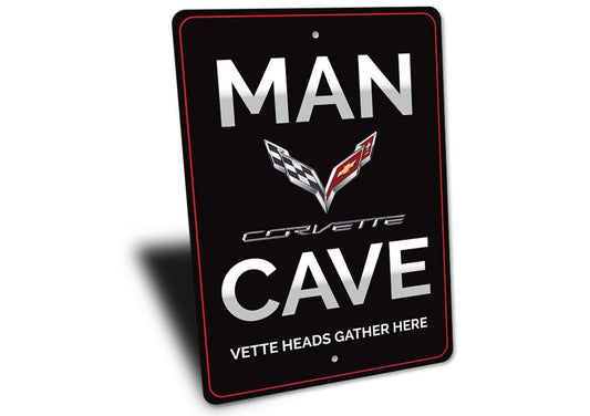 Corvette Man Cave Sign