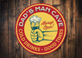 Load image into Gallery viewer, Man Cave Cold Drinks Good Times Sign
