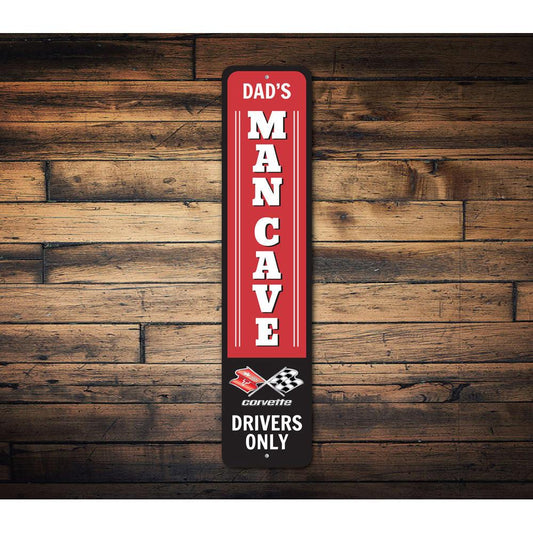 Chevy Corvette Man Cave Sign