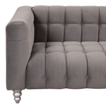Load image into Gallery viewer, 63" Modern Sofa Dutch Fluff Upholstered sofa with solid wood legs,
