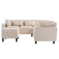 Load image into Gallery viewer, 87" Modern Sectional Sofa with coffee table,6-Seat Couch Set with
