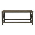 Load image into Gallery viewer, Industrial Cross Metal Coffee Table
