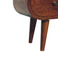 Load image into Gallery viewer, Chestnut Circular TV Unit
