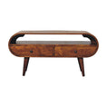 Load image into Gallery viewer, Chestnut Circular TV Stand
