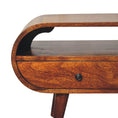 Load image into Gallery viewer, Chestnut Circular TV Stand
