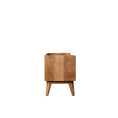 Load image into Gallery viewer, Oak-ish Nordic Storage Bench
