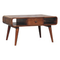 Load image into Gallery viewer, Curved Honey Caramel Coffee Table
