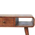 Load image into Gallery viewer, Curved Honey Caramel Coffee Table
