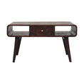 Load image into Gallery viewer, Curved California Walnut Coffee Table
