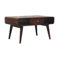 Load image into Gallery viewer, Curved California Walnut Coffee Table
