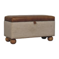 Load image into Gallery viewer, Boucle Lid- up Storage Ottoman
