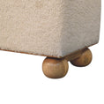 Load image into Gallery viewer, Boucle Lid- up Storage Ottoman
