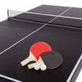 Load image into Gallery viewer, 7-Foot 2-in-1 Conversion top Pool Table Ping Pong Table Set
