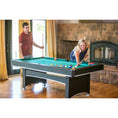 Load image into Gallery viewer, 7-Foot 2-in-1 Conversion top Pool Table Ping Pong Table Set
