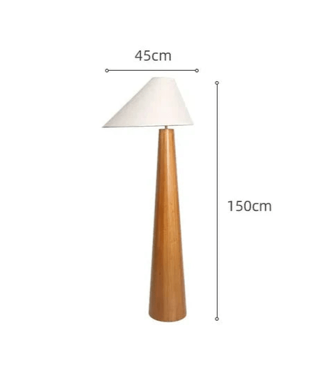 Alina Oak Wood Floor Lamp