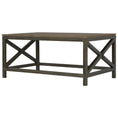 Load image into Gallery viewer, Industrial Cross Metal Coffee Table
