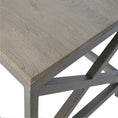 Load image into Gallery viewer, Industrial Cross Metal Coffee Table
