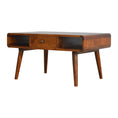 Load image into Gallery viewer, Curved Chestnut Coffee Table
