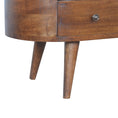 Load image into Gallery viewer, Chestnut Rounded Entertainment Unit
