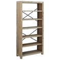 Load image into Gallery viewer, vidaXL 6-Tier Bookcase 31.5"x11.8"x66.9" Solid Wood Acacia
