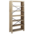 Load image into Gallery viewer, vidaXL 6-Tier Bookcase 31.5"x11.8"x66.9" Solid Wood Acacia
